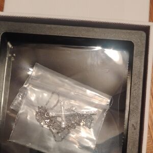 Silver Cross Pendant Necklace